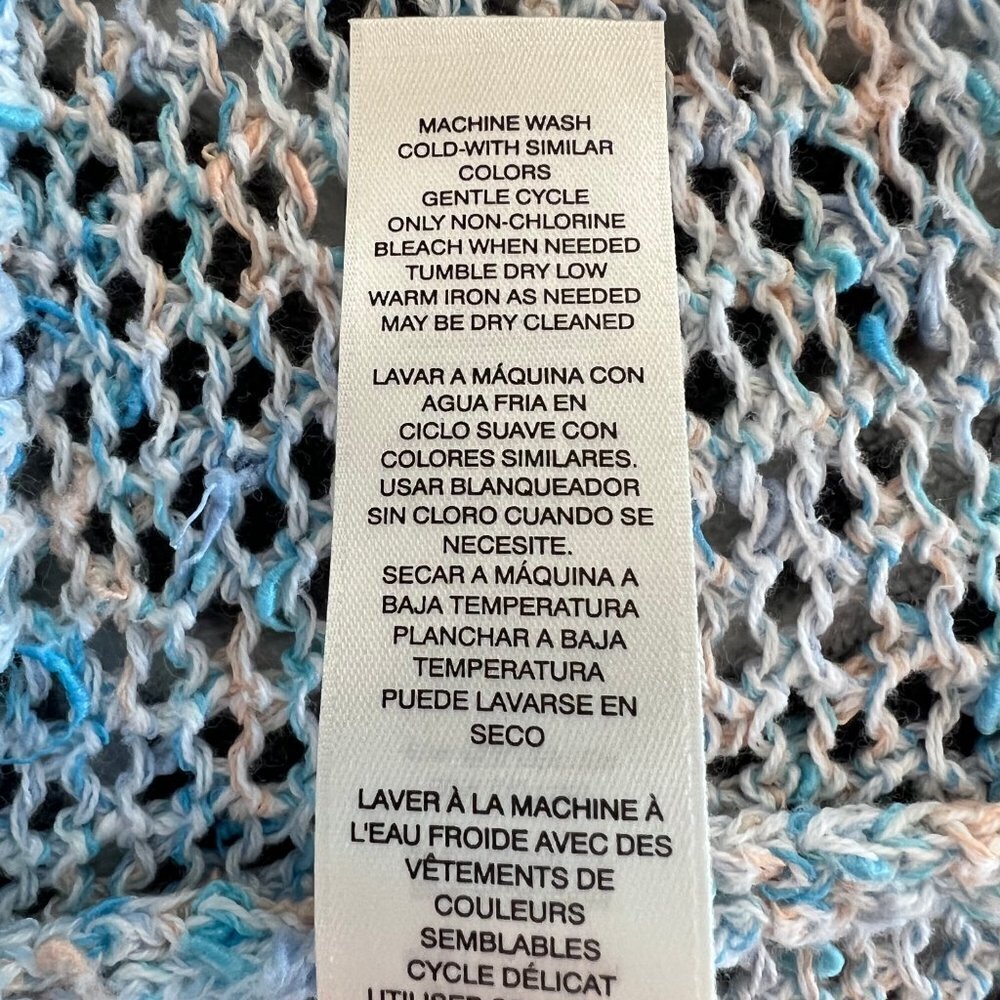Chico's Knit Sweater, Light Blue Size Small - Picture 5 of 5